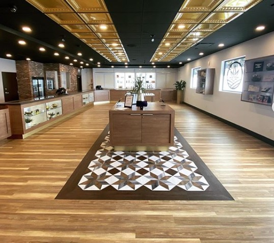 Kalamalka Cannabis shop interior view